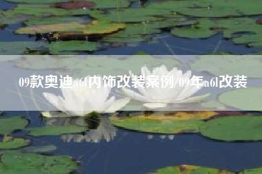 09款奥迪a6l内饰改装案例/09年a6l改装