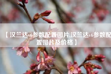 【汉兰达v6参数配置图片,汉兰达v6参数配置图片及价格】