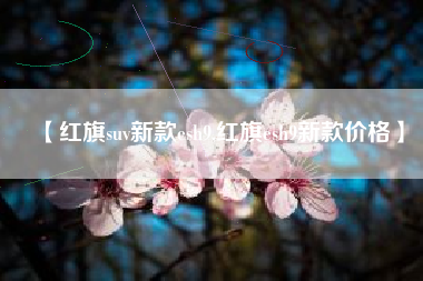 【红旗suv新款esh9,红旗esh9新款价格】